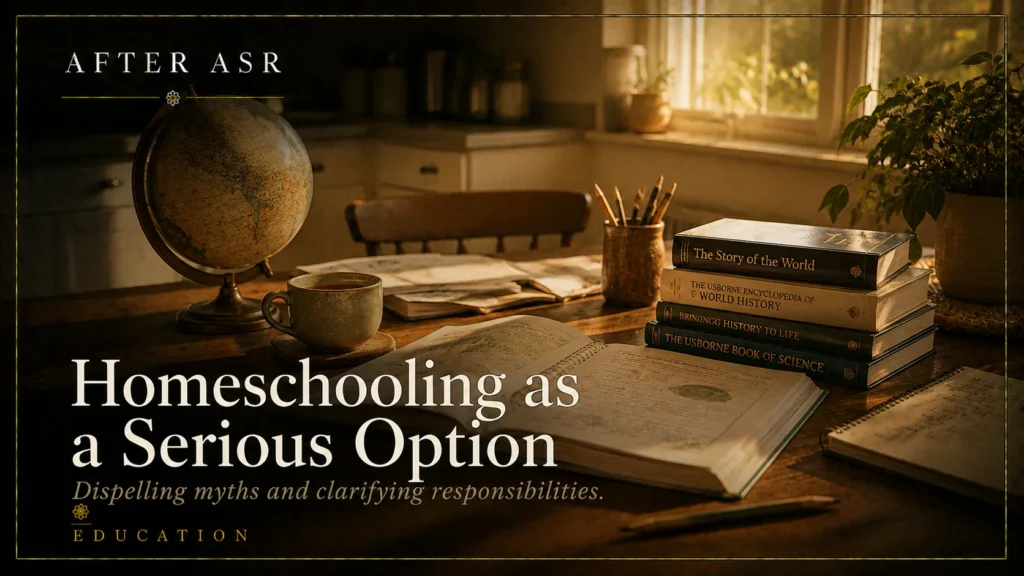 Homeschooling as a Serious Option