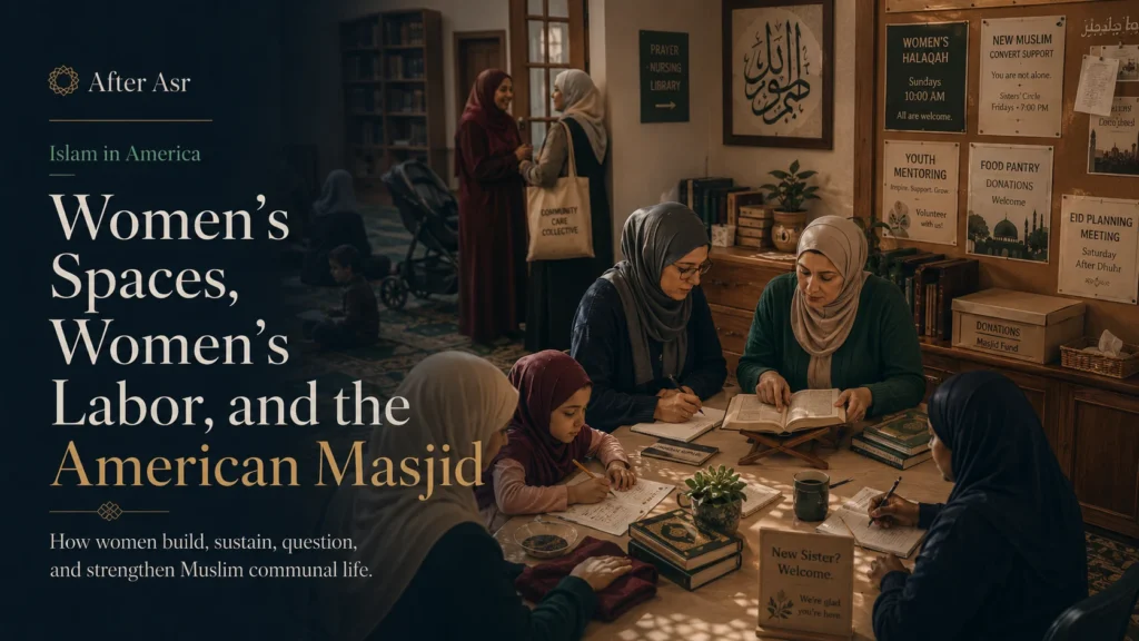 Women’s Spaces, Women’s Labor, and the American Masjid