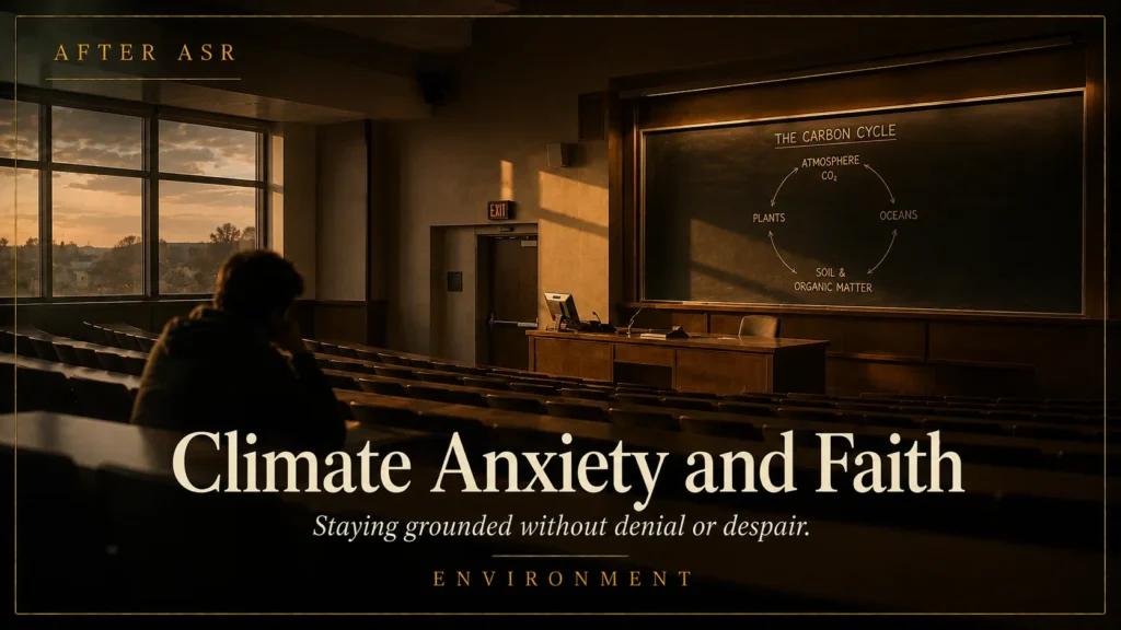 Climate Anxiety and Faith