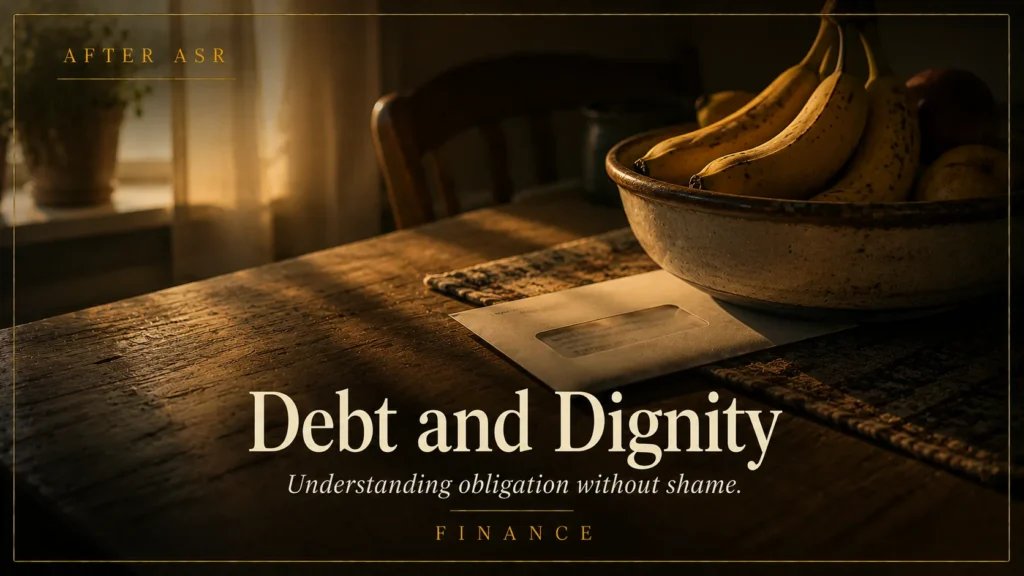 Debt and Dignity