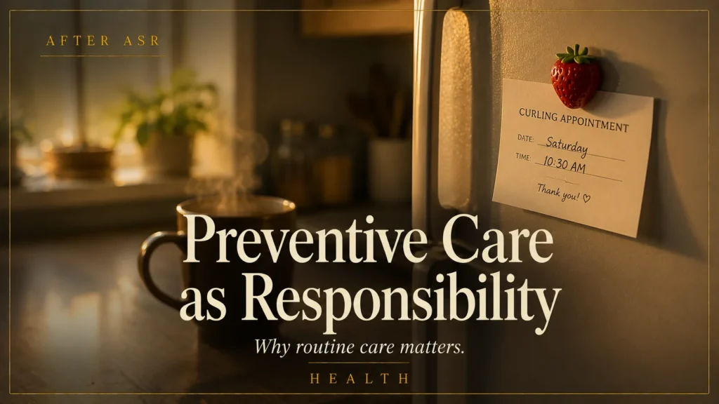 Preventive Care as Responsibility