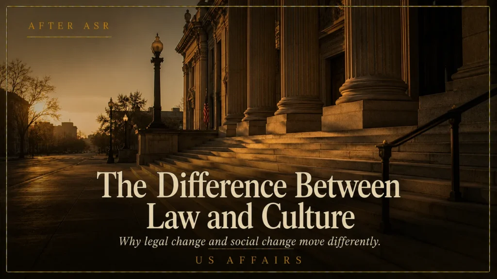 The Difference Between Law and Culture