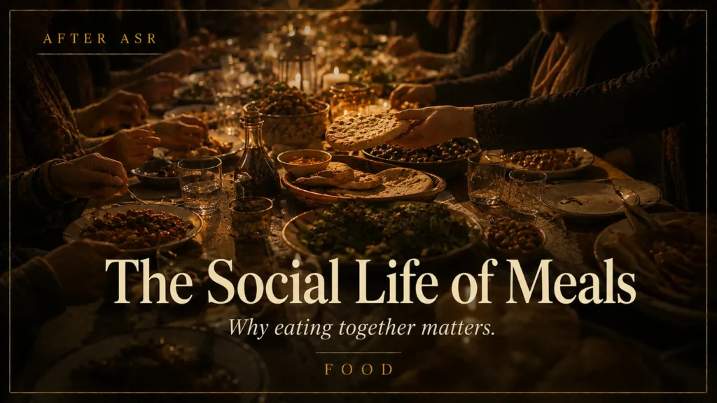 The Social Life of Meals