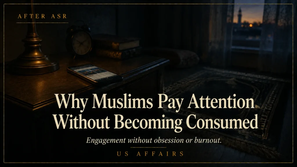 Why Muslims Pay Attention Without Becoming Consumed