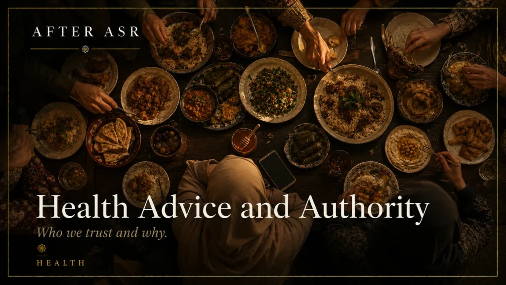 Health Advice and Authority